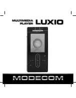 Preview for 1 page of Modecom Luxio Manual