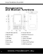 Предварительный просмотр 6 страницы Modecom MAXO User Manual