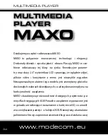 Предварительный просмотр 34 страницы Modecom MAXO User Manual