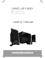 Modecom MC-2180 User Manual preview