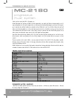 Preview for 2 page of Modecom MC-2180 User Manual