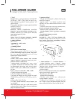 Предварительный просмотр 2 страницы Modecom MC-350B CURE User Manual