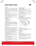 Предварительный просмотр 6 страницы Modecom MC-350B CURE User Manual