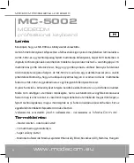 Предварительный просмотр 6 страницы Modecom MC-5002 User Manual