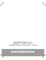 Preview for 14 page of Modecom MC-5004 User Manual