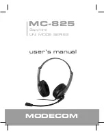 Modecom MC-825 Sapphire User Manual preview