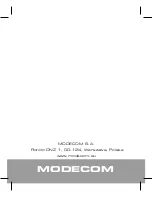 Preview for 24 page of Modecom MC-825 Sapphire User Manual