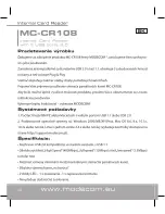 Предварительный просмотр 14 страницы Modecom MC-CR108 User Manual