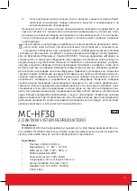 Предварительный просмотр 3 страницы Modecom MC-HF30 User Manual