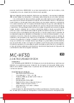 Предварительный просмотр 9 страницы Modecom MC-HF30 User Manual