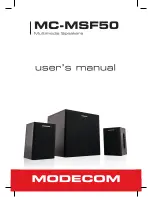 Preview for 1 page of Modecom MC-MSF50 User Manual