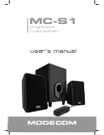 Preview for 1 page of Modecom MC-S1 User Manual