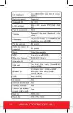 Preview for 12 page of Modecom Q-503 Quick Start Manual