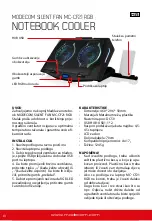 Предварительный просмотр 8 страницы Modecom SILENT FAN MC-CF21 RGB User Manual