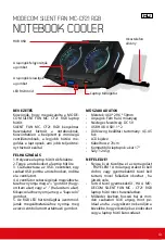 Предварительный просмотр 9 страницы Modecom SILENT FAN MC-CF21 RGB User Manual