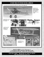 Preview for 40 page of Model Airways CURTISS JN-4D JENNY Instruction Manual