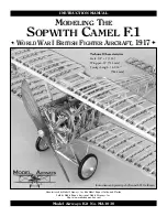 Model Airways SOPWITH CAMEL F.1 Instruction Manual preview