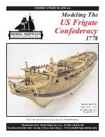 Model Shipways US Frigate Confederacy 1778 Instruction Manual предпросмотр