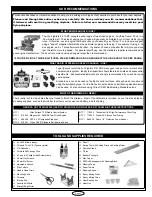 Preview for 3 page of Model Tech Fun Fighters P-51 ARF Assembly Instructions Manual