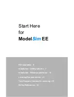 Model Technology Model Sim EE Start Here Manual preview