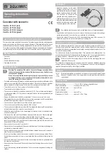 Предварительный просмотр 2 страницы ModelCraft 23 79 41 Operating Instructions