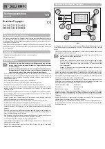 ModelCraft ECO-Line 20A Operating Instructions Manual предпросмотр