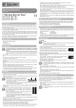 Preview for 3 page of ModelCraft Phase3 10,5T Operating Instructions Manual