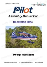 Modellbau Lindinger Decathlon 30cc Assembly Manual preview