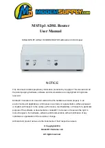 ModemSupply MS51p1 User Manual preview