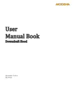 Modena Avanzare Series User Manual Book preview