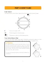 Preview for 9 page of Modena BE 1320 User Manual Book