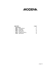 Предварительный просмотр 12 страницы Modena BX 6503 Manual