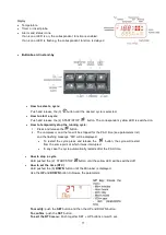 Предварительный просмотр 11 страницы Modena BZ 1005 User Manual Book