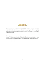 Preview for 2 page of Modena Calma Series User Manual Book