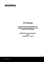 Предварительный просмотр 1 страницы Modena CT Series Manual