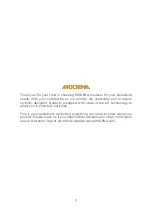 Preview for 2 page of Modena EL 2 W User Manual Book