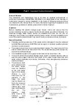 Preview for 4 page of Modena ES 10 A3 User Manual Book