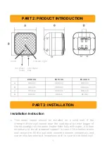 Preview for 5 page of Modena ES 10 CS User Manual Book