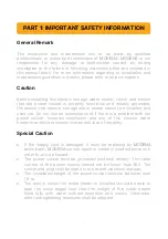 Preview for 3 page of Modena ES 10A3 User Manual Book