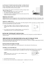 Предварительный просмотр 9 страницы Modena Forte Series User Manual Book