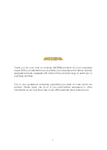 Preview for 2 page of Modena Gevole Series User Manual Book