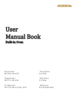 Modena Vicino Series User Manual Book preview