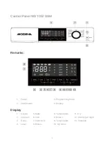 Preview for 8 page of Modena WD 1057 GAM User Manual Book