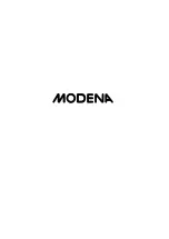 Preview for 22 page of Modena WF 620 Manual