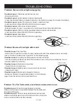 Предварительный просмотр 17 страницы MODENO Lincoln OFG613LP Owner'S Manual