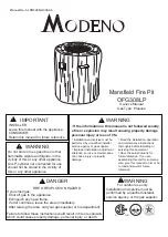 MODENO Mansfield Owner'S Manual preview