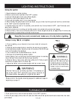 Предварительный просмотр 13 страницы MODENO OFG107NG Owner'S Manual