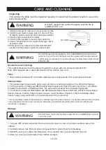 Предварительный просмотр 14 страницы MODENO OFG113-LP Owner'S Manual