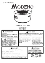 Preview for 1 page of MODENO OFG152LP Owner'S Manual