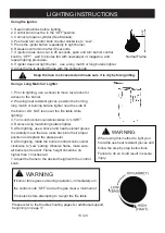 Предварительный просмотр 13 страницы MODENO OFG601LP Owner'S Manual